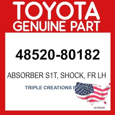 Toyota Genuine 4852080182 Absorber Assy Shock Front LH 48520-80182
