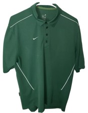 Nike Men  s Dri-Fit Gameday Team Training Athletic Polo Shirt Green Size M