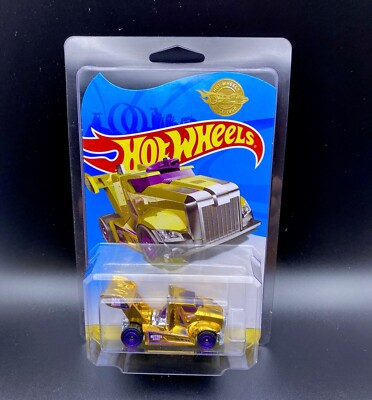 Hot Wheels Rig Storm Gold 24K Meijer’s Chase Car Exclusive Collector 2019 