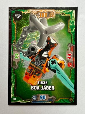 Lego Ninjago Karten Serie 7 - Fieser Boa Jäger Nr 112 - Super Zustand