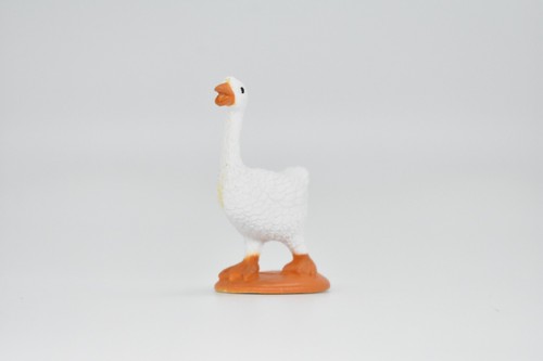 Gans, weiß, sehr schönes Plastik Modell Spielzeug 1 3/4" F4157 B140 - Bild 5 von 7
