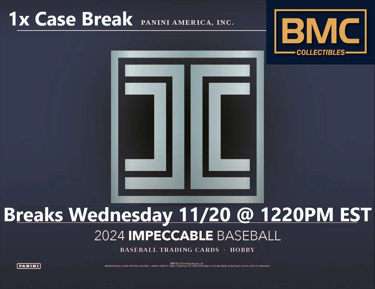 Tai Peete 2024 Impeccable Baseball 3x Box 1x Case Break #2