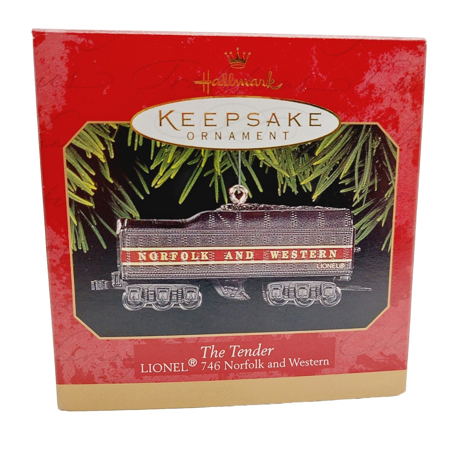 Hallmark Keepsake Ornament 746 Norfolk and Western Steam Locomotive Lionel 1999