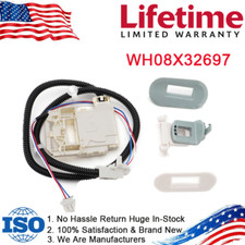 Washer Lid Lock Switch Assembly Kit WH08X3297 For Hotpoint WH08X31577 WH01X24114