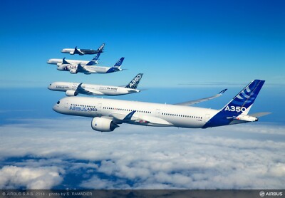 Airbus A350 (Series) POSTER 24 X 36 INCH Nice!