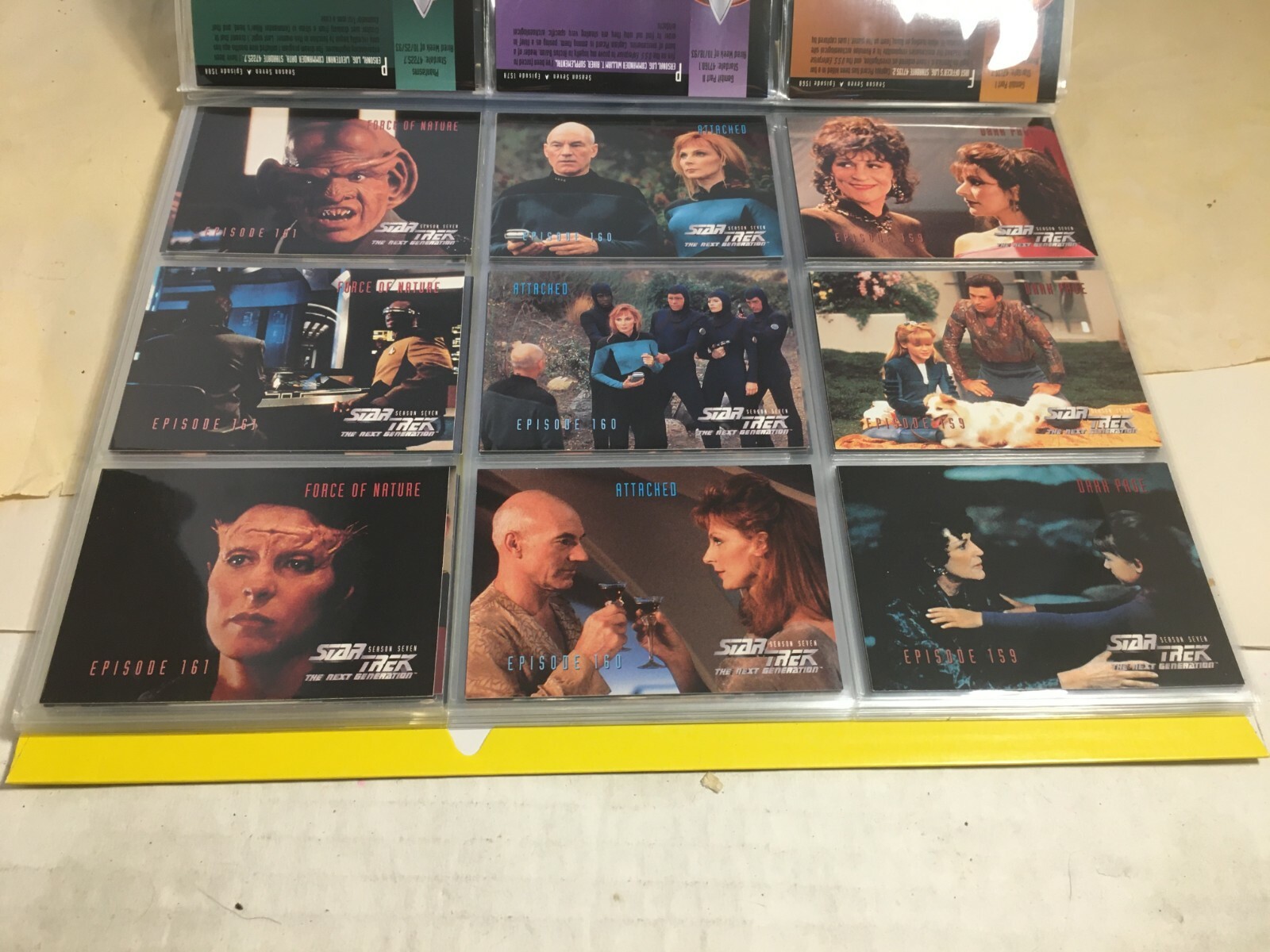 STAR TREK THE NEXT GENERATION SEASON 7 (1999) Complete Trading Card Set #637-739 - Picture 4 of 11