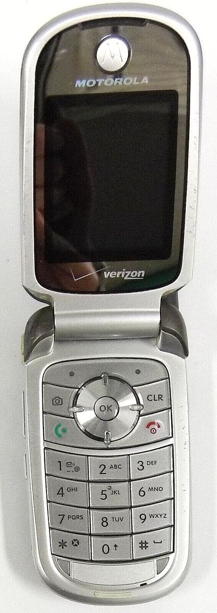 Motorola V325i - Gray and Silver ( Verizon ) Very Rare Flip Phone