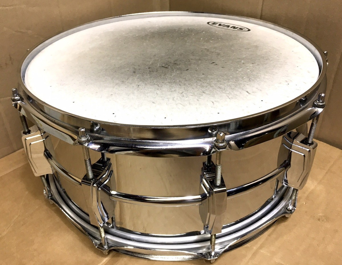 70's Ludwig LM402 6.5”x14” Supraphonic Chrome Over Aluminum Supra