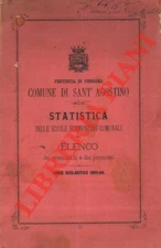 Municipality of Sant'Agostino - Statistics of Municipal Elementary Schools and List