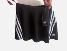Adidas, Girls, 3 Stripe, Mesh Short, Black, Girls, Small 7/8 