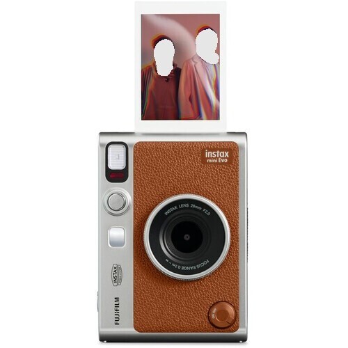 FUJIFILM INSTAX MINI EVO Hybrid Sofortbildkamera (braun) - Bild 2 von 7