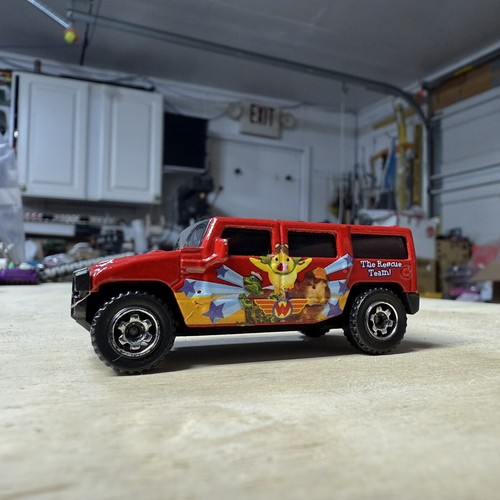 Matchbox H2 Hummer Truck Nickelodeon Wonder Pets Linny Tuck Red Diecast - Picture 2 of 7
