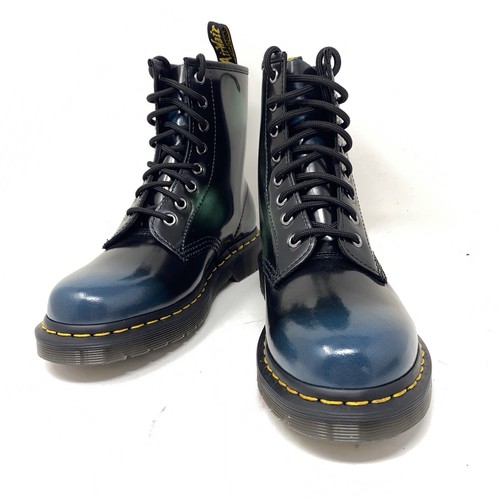 Botas con cordones Dr Martens 1460 de cuero cepillado multicolor nuevas sin etiquetas. - Imagen 13 de 17
