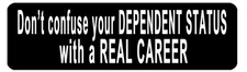 Custom Vinyl Decal Bumper Sticker Personalize Any Text Any Colors 3" x 12"