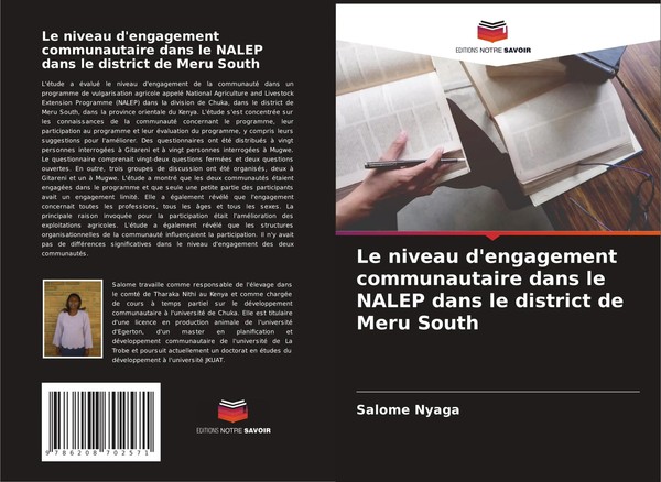 Le Niveau D'engagement Communautaire Dans Le Nalep Dans Le District De Meru...-image