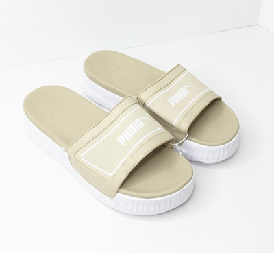 Puma Karmen Platform Slide Sandals, Tan, Women's 9