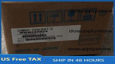 ONE New Yaskawa Servo Motor SGMGH-09ACB61-E Expedited Shipping