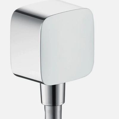 Hansgrohe Schlauchanschluss 1/2 Zoll Fixfit E mit Rückflussverhinderer chrom