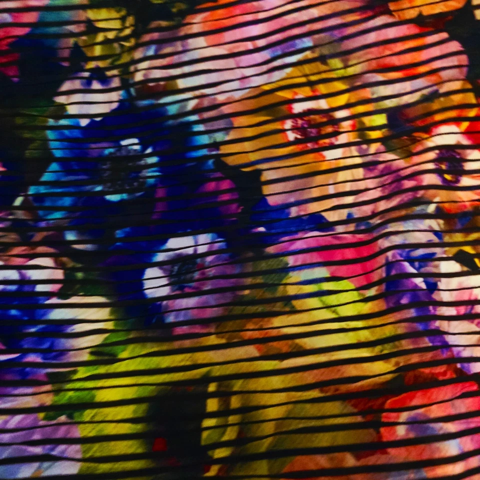 Joseph Ribkoff striped floral tank top - Image 3 of 4