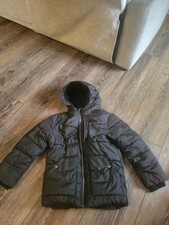 Michael Kors Kids Heavy Black Coat With Hood Size 8