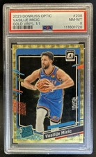 2023-24 Donruss Optic Vasilije Micic Gold Vinyl Prizm RC Rated Rookie #1/1 PSA 8