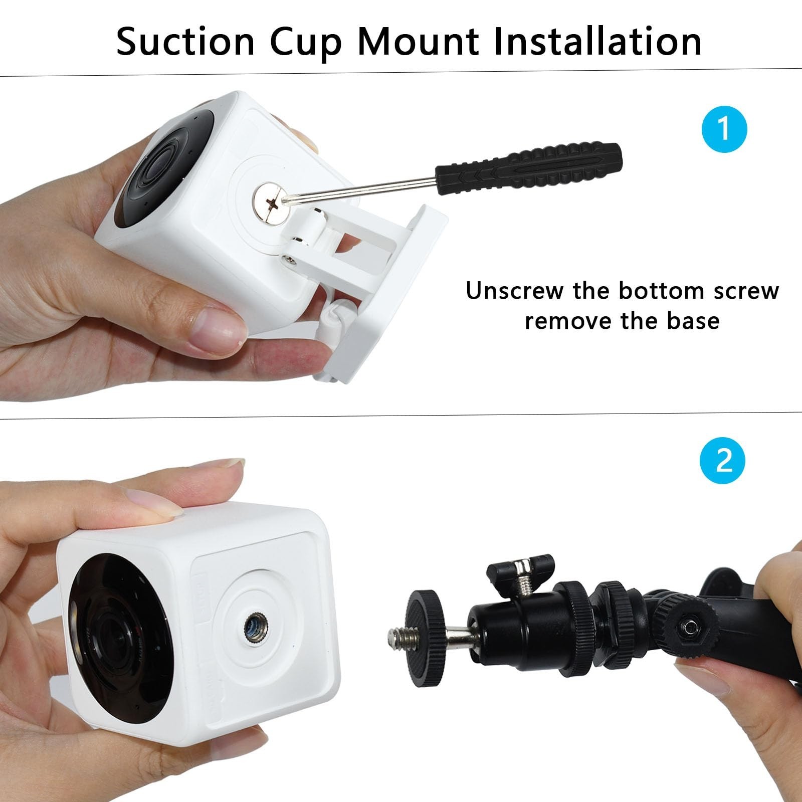 TEKCAM Suction Cup Mount Compatible with Blink Outdoor 4, 3, Blink Mini 2, Bl...