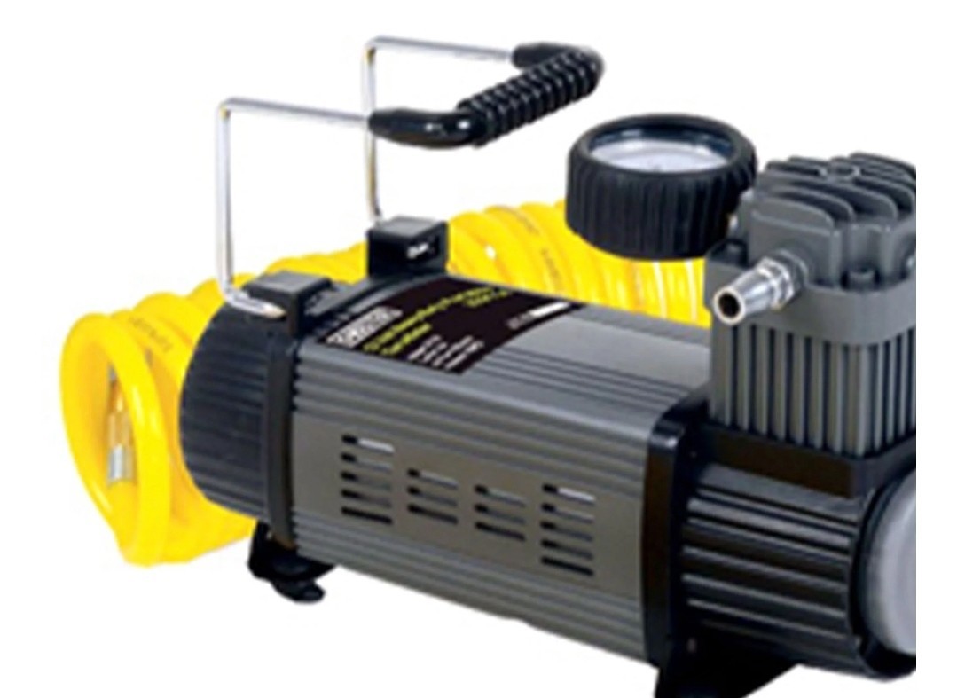 Master Mechanic 12 Volt Portable Tire Inflator with 120 Maximum PSI and Bag