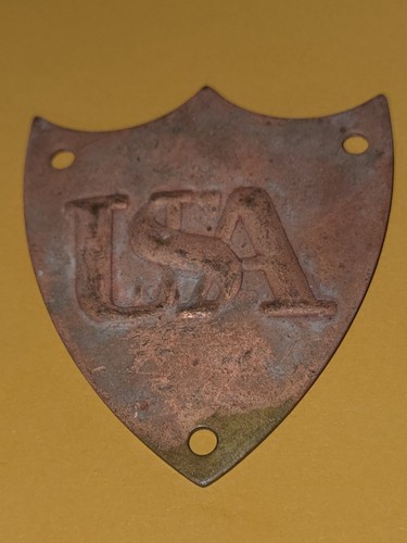 Rare 1861 CIVIL WAR USA Saddle Tag ILL FATED ALLEGHENY ARSENAL MUNITIONS DEPOT