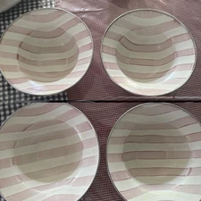 Mackenzie Childs Bathing Hut Cereal bowls 