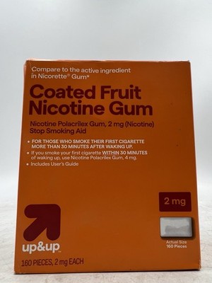 Up & Up 160 Count Fruit Flavor  2mg Expires 11/26