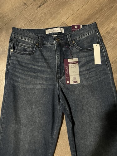 Gloria Vanderbilt Amanda Capri Jeans Size 12 New - Picture 4 of 5