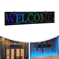 High Brightness Outdoor LED Sign Programmable Scrolling Message Display Board