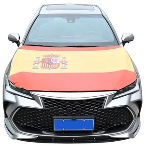 Hotte de voiture Couverture de voiture Espagne Flag Hotte imperméable pour protecteur de hotte toute saison