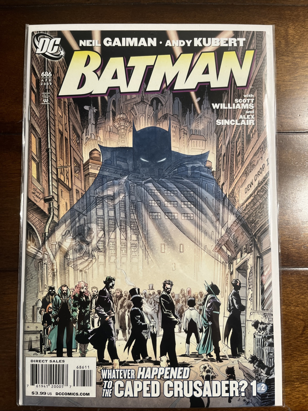 Batman #686 Andy Kubert Direct Sales Cover (DC Comics April 2009)