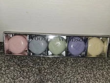 Rare Vintage WOODS OF WINDSOR Gift Box Of 5 X 40g Fine Soap Bar 200g