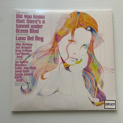 NEW Lana Del Rey - Did You Know That There's A Tunnel Under 2LP Orange Vinyl