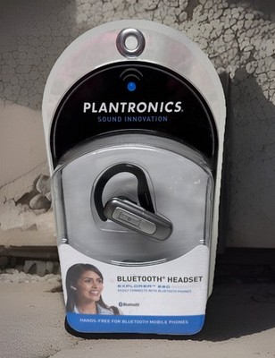 Vintage Plantronics Explorer 220 Bluetooth Headset QuickPair Hands Free New U19