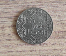 1921 Morocco 1 Franc Empire Cherifien