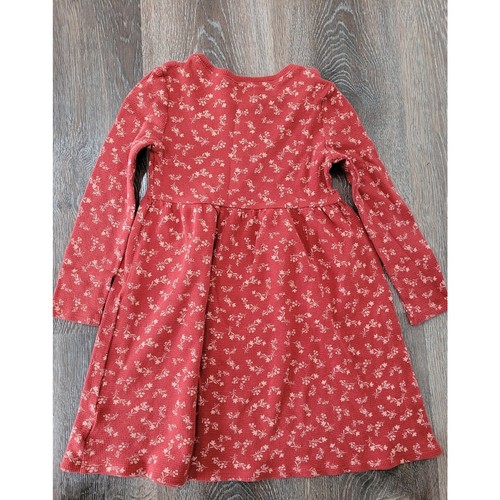 Old Navy Girls Red Waffle Knit Dress - Size 6T #8 - Picture 2 of 3