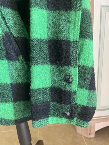 Johnson Woolen Mills | Vintage Checkered Jacket. Buffalo Plaid Cruiser. Size 20. - Picture 4 of 9