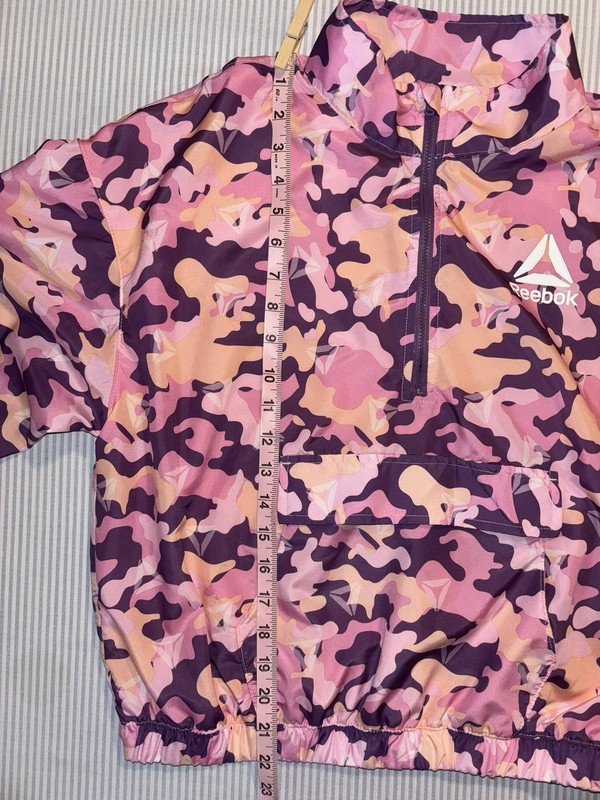 Reebok Long Sleeve Pullover Windbreaker Girls Size 18 XXL *NWOT*