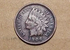 1906       Indian Head Cent     ACTUAL  COIN                        -90515204-06