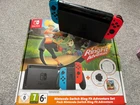 Nintendo Switch 32 GB Console - Neon Blue/Red + 128gb Memory Card