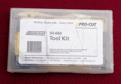 PRO-CUT brake rotor lathes 50-660: Tool kit