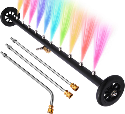 #ad 35quot; 2 in 1 Underbody Pressure Washer Cleaner with 3 Extension Wands 4000 PSI $133.99