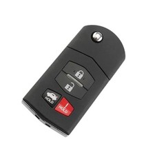 Key Fob Cover Replacement 4 Buttons Key Fob Remote Control Shell Case-