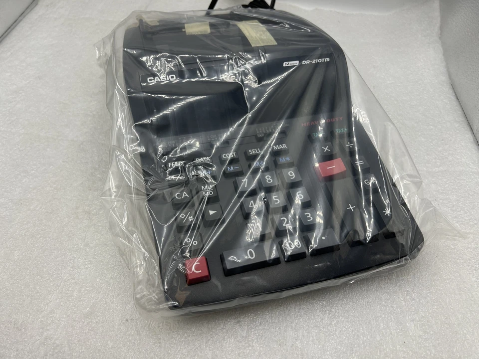 OPEN BOX CASIO DR-210TM Printing Calculator 12 Digit Large Display - Image 4 of 4