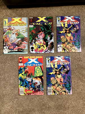 X-Factor Vol. 1; 5 Comic Lot #20 #21 #22(2), Annual #2