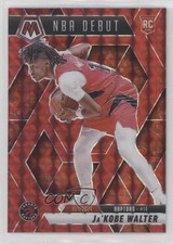 2024-25 Panini Mosaic NBA Debut Red Mosaic Prizm Ja'Kobe Walter #253 1bn9