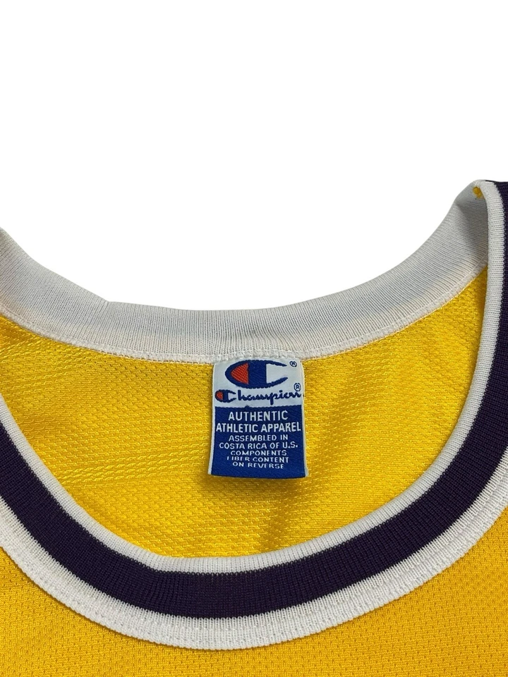 Vintage 90s Champion Kobe Bryant 8 Los Angeles Lakers Jersey size 52 - Image 3 of 4